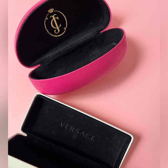 Versace & Juicy Couture Sunglasses Eye Glasses Hard Clamshell Case Lot - Picture 9 of 14